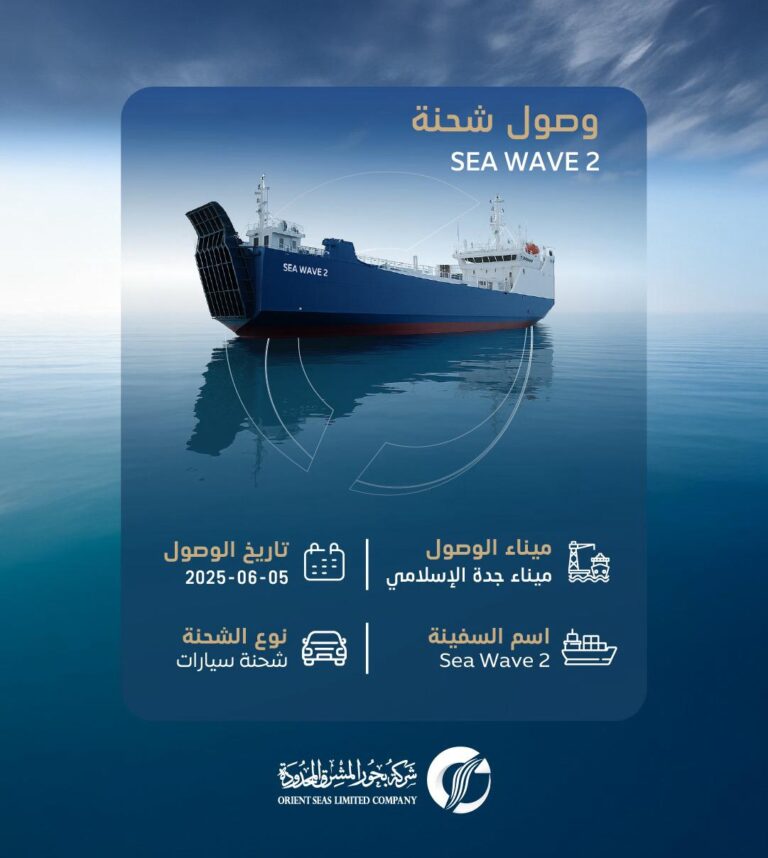 وصول SEA WAVE لميناء جدة 